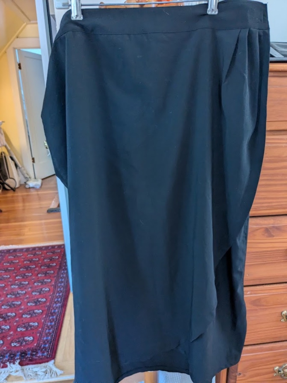 Black RipSkirt Hawaii Wrap Skirt, Women's Plus XXL